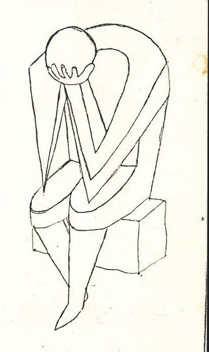 Disperazione, 1983
Penna su carta
11.5 x 8 cm,
B-C102b