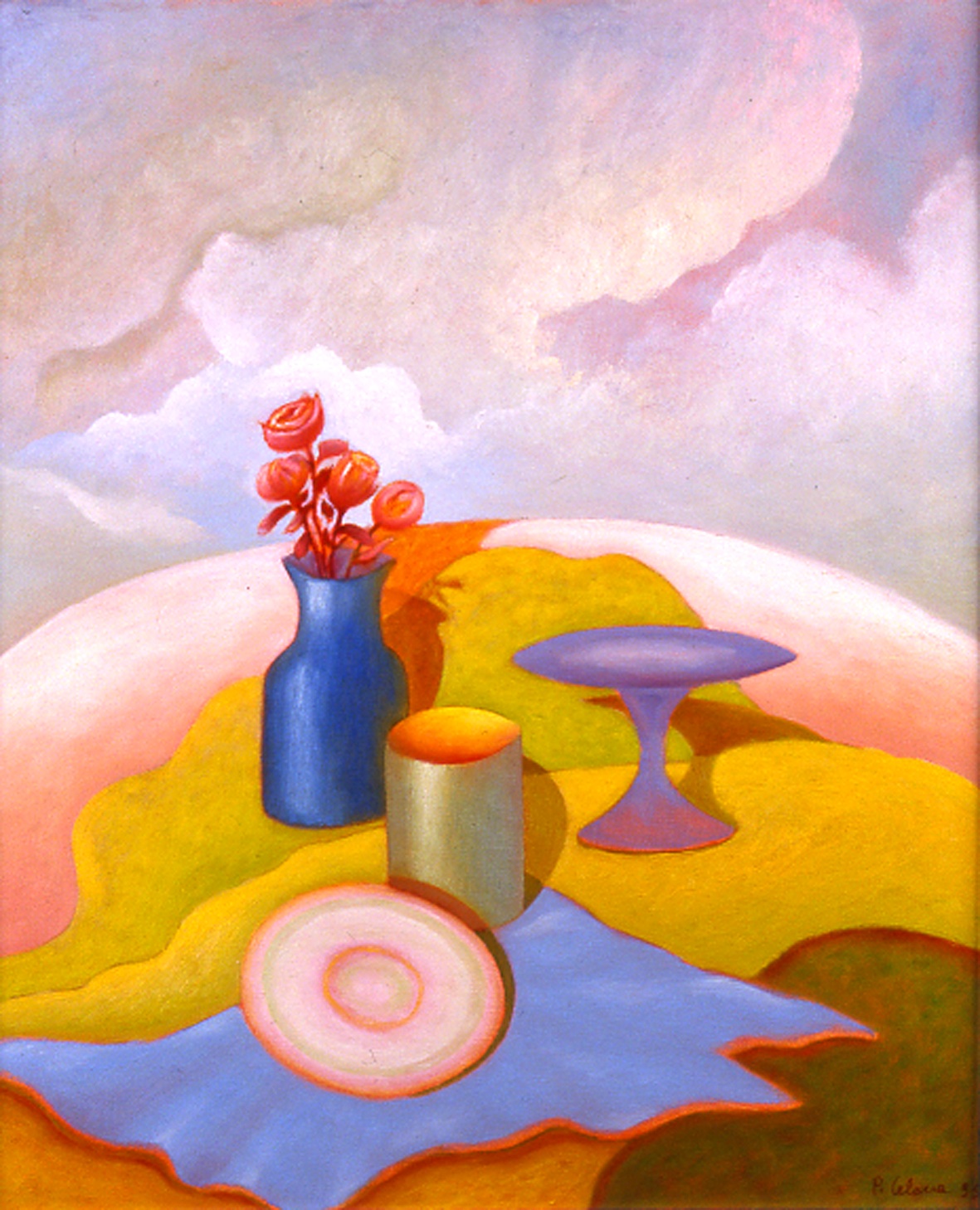 Natura morta, 1995
Olio su tela 60 x 50 cm,
Collezione privata