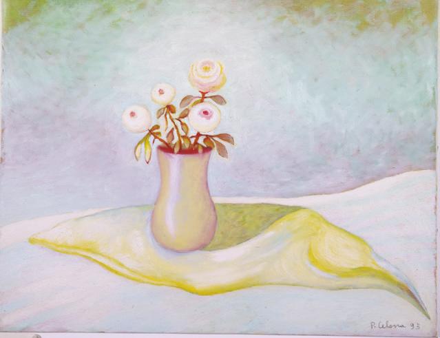 Vaso e fiori, 1993
Olio su tela
40 x 50 cm,
NM102