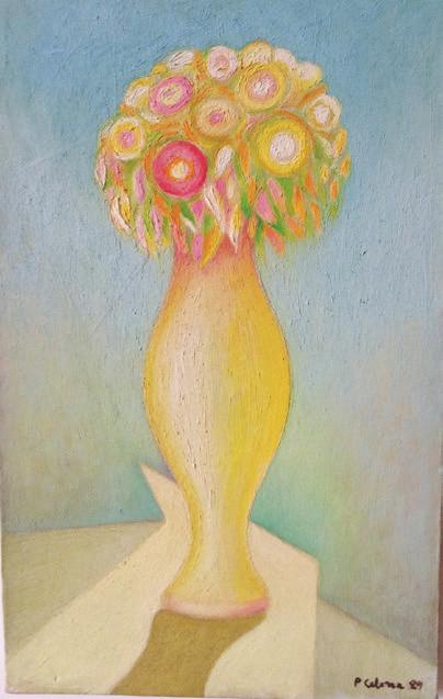 Vaso e fiori, 1989
Olio su tela
40 x 25 cm,
NMV102