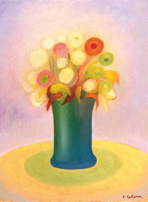 Vaso e fiori, ca. 1995
Olio su tela
50 x 60 cm,
NMV121