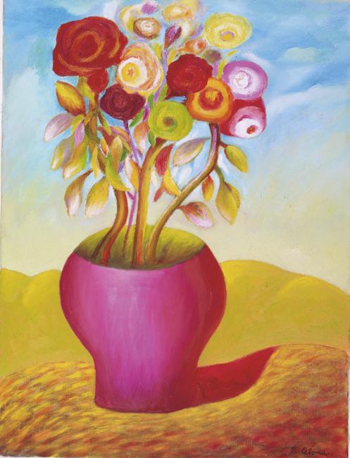 Vaso e fiori, ca. 1995
Olio su tela
60 x 50 cm,
NMV124