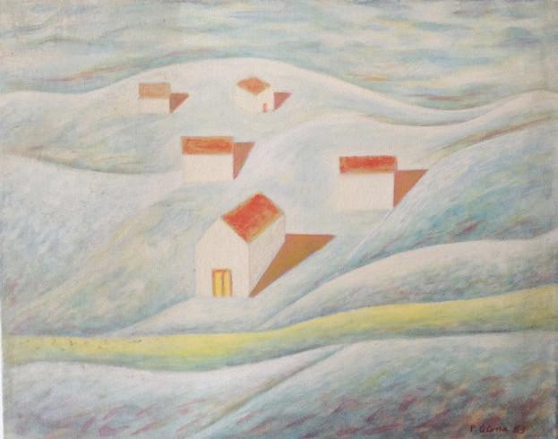 Paesaggio, 1983
Olio su tela
40 x 50 cm,
P002