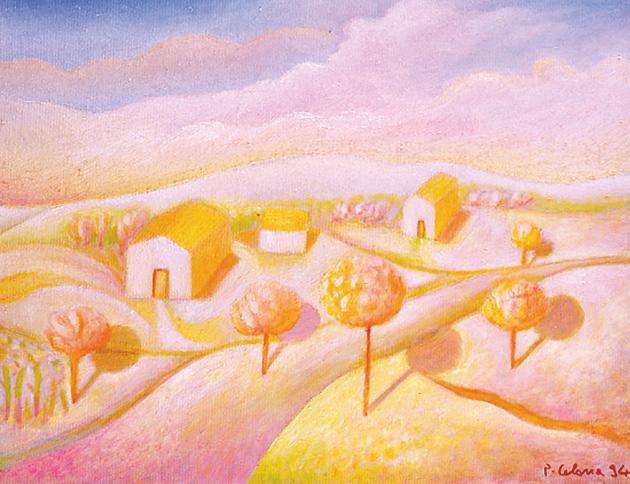 Paesaggio, 1994
Olio su tela
30 x 40 cm,
P008