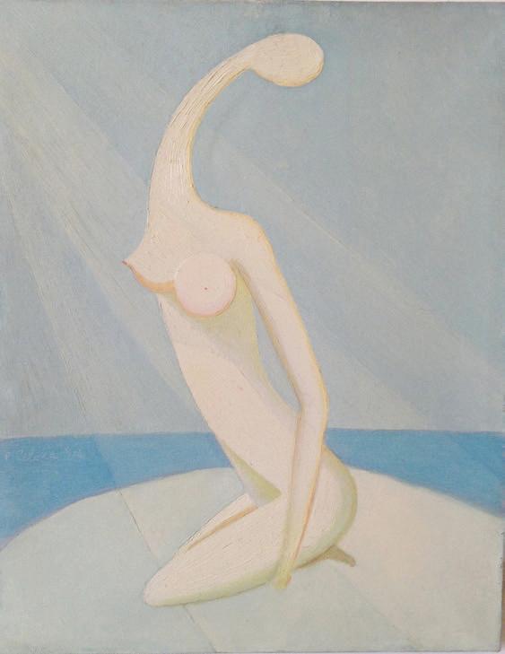 Figura metafisica, 1980
Olio su tela
50 x 40 cm,
FV003