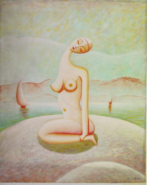 Figura sulla spiaggia, 1983
Olio su tela
50 x 40 cm,
FV030