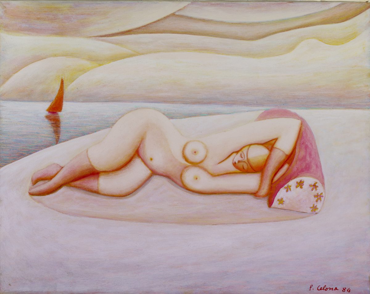 Sognando le stelle, 1984
Olio su tela
40 x 50 cm,
F017