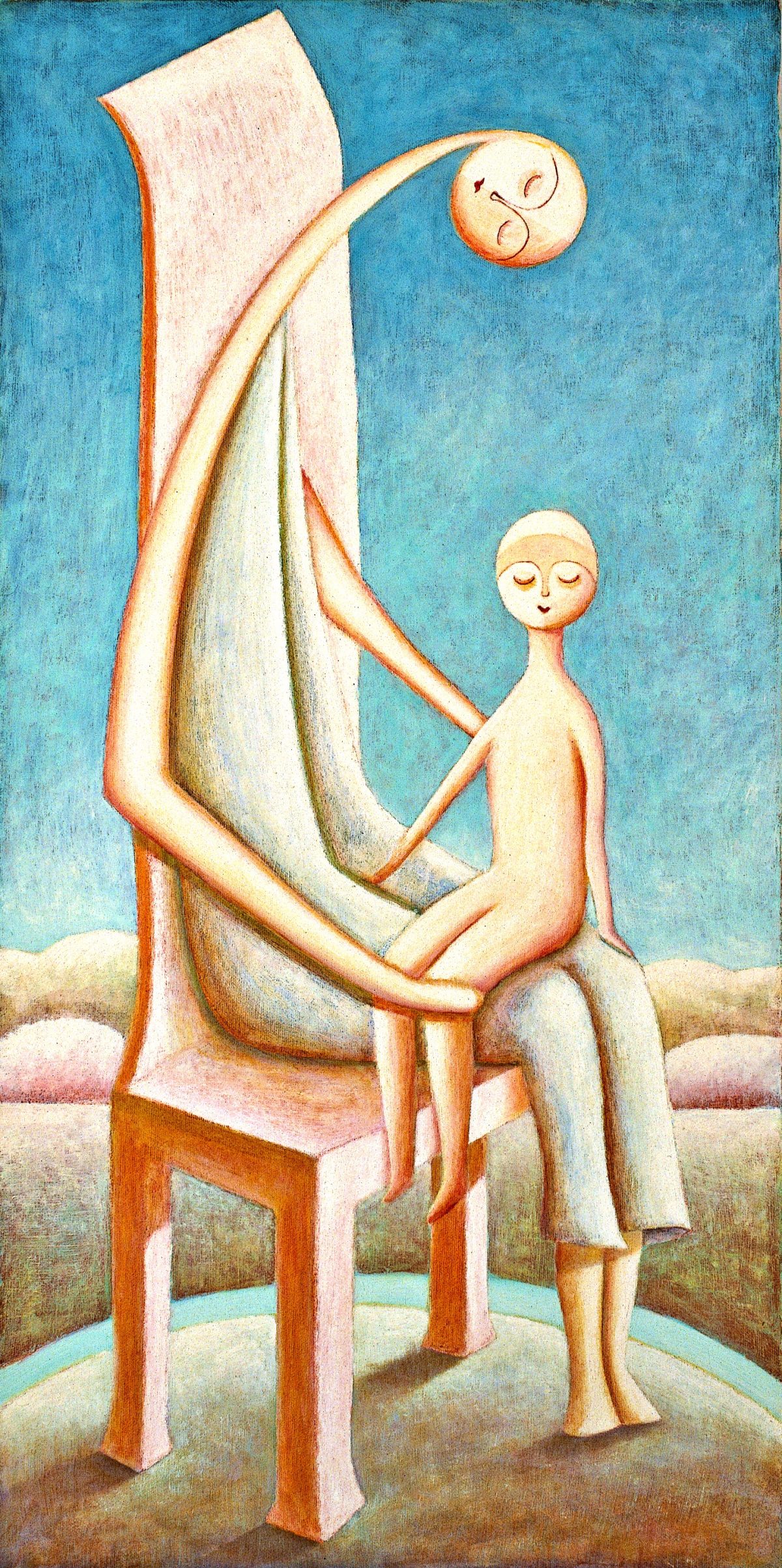 Maternità, 1980
Olio su tela
80 x 40 cm,
FV027