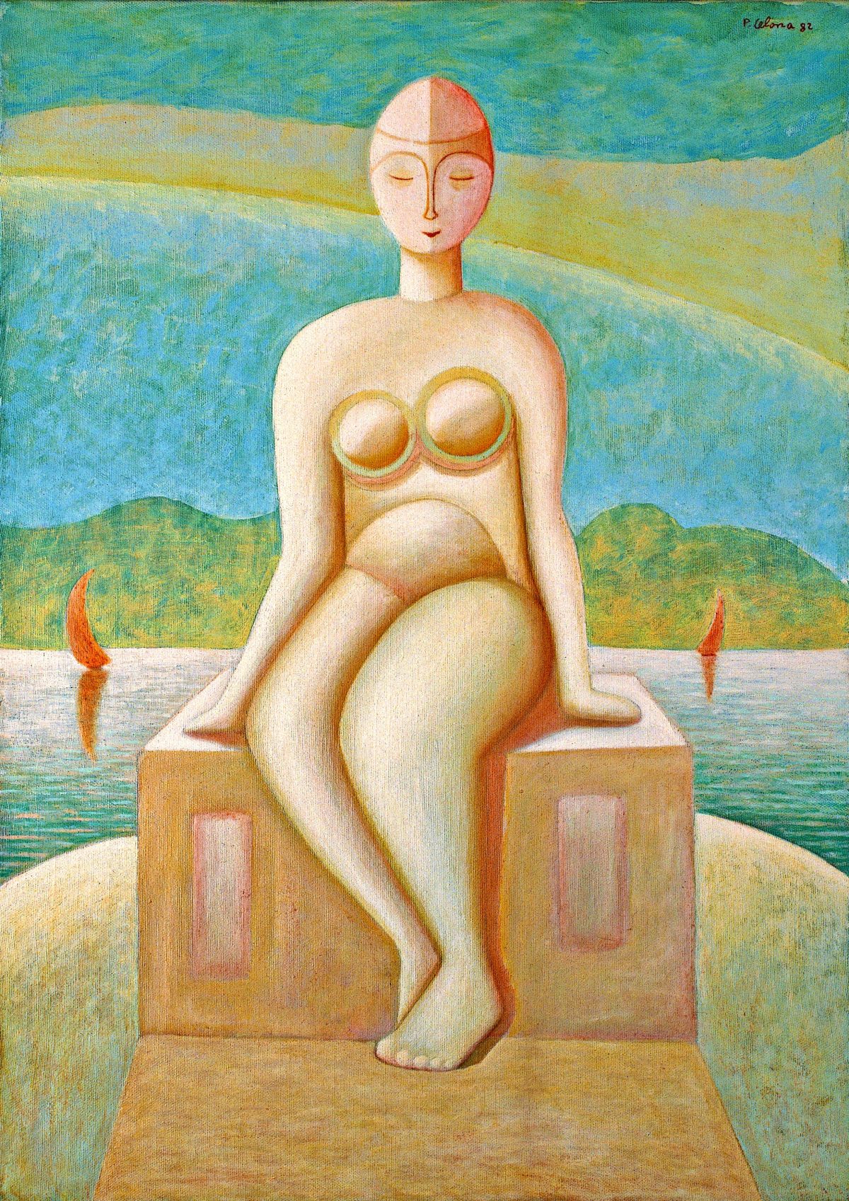 Sibilla, 1982
Olio su tela
70 x 50 cm,
FV014