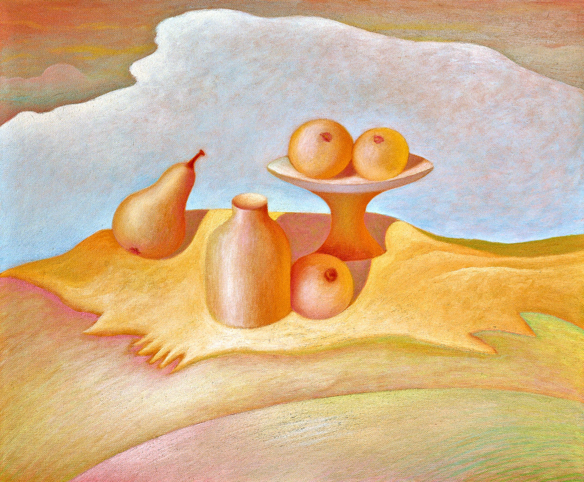 Natura morta, 1994
Olio su tela 60 x 50 cm,
Collezione privata