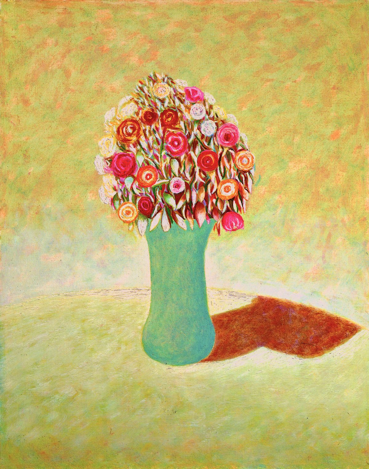 Vaso e fiori, ca. 1990
Olio su tela
50 x 40 cm,
NMV122