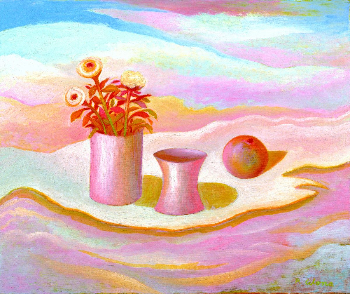 Natura morta, ca. 1995
Olio su tela, 50 x 60 cm,
Collezione privata,
NM415