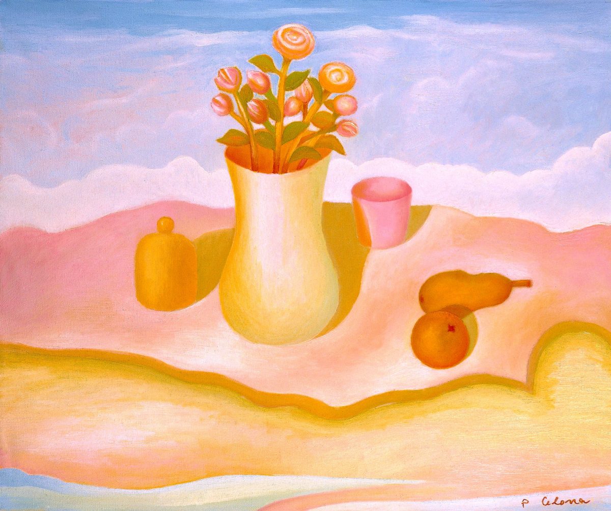 Natura morta con coltello, ca. 1995
Olio su tela
50 x 60 cm,
NMC412