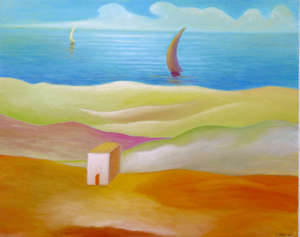 Casetta sulla spiaggia, 2004
Olio su tela
30 x 40 cm,
P015