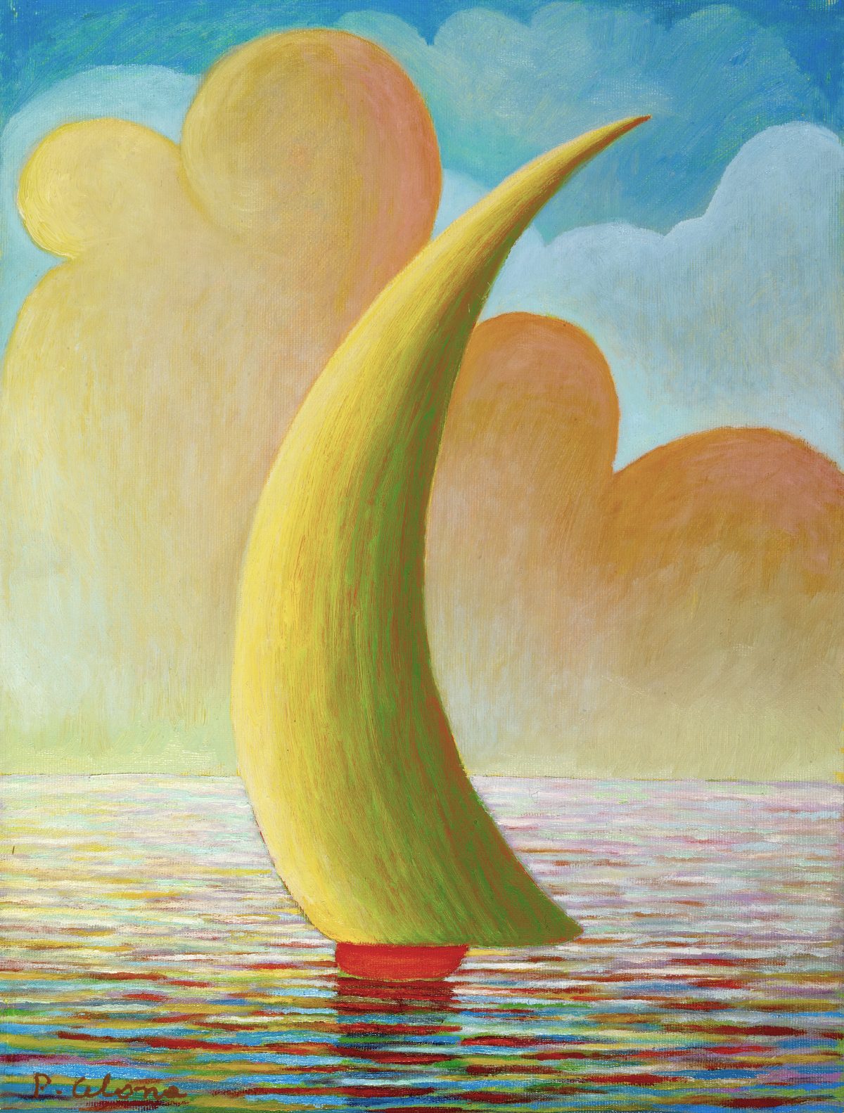 Vela, ca. 1995
Olio su tela
60 x 50 cm,
VV020